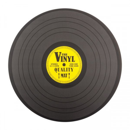 Suport farfurii Disc Retro galben