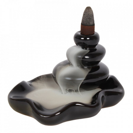 Vas aromaterapie cascada de fum Pebbles