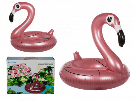 Colac gonflabil flamingo cu cutie