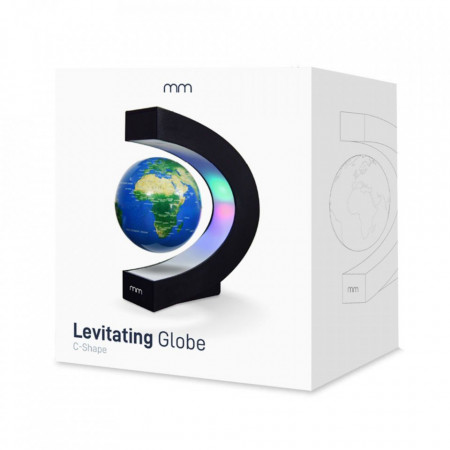 Glob plutitor magnetic cu iluminare in cutie