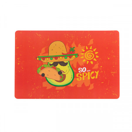 suport farfurie avocado rosu