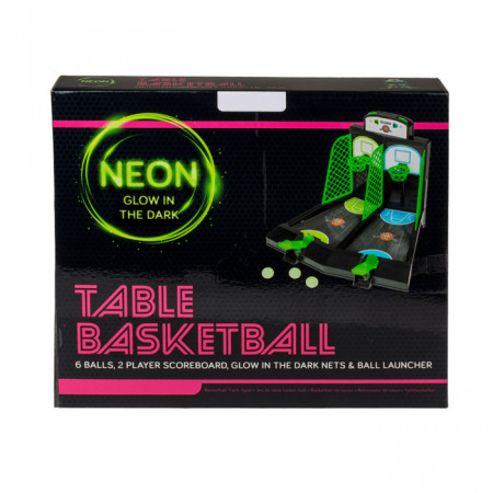 Joc baschet Neon pentru 2 persoane si mingi in cutie