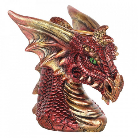 vas aromaterapie cascada de fum dragon rosu