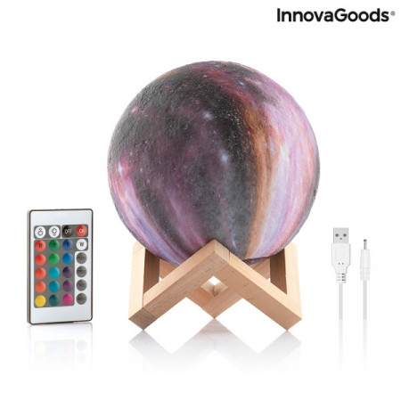 Lampa Galaxy 3D cu 16 culori reincarcabila