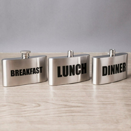 Plosca Breakfast Lunch Dinner desfacuta
