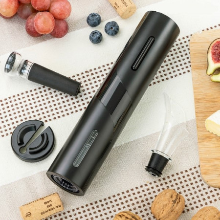 Set tirbuson electric si accesorii vin
