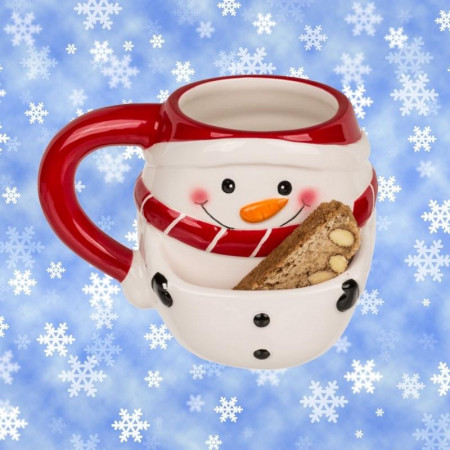 Cana Frosty cu buzunar pentru biscuiti