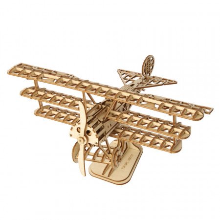 Puzzle 3D din lemn Avion