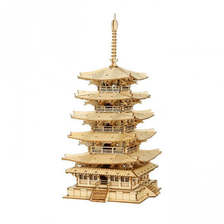 Puzzle 3D lemn Pagoda