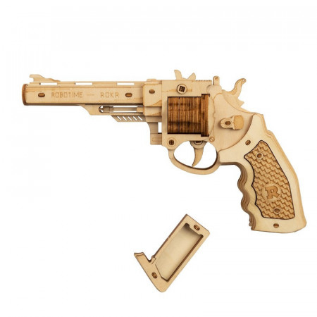 Puzzle 3D lemn Pistol