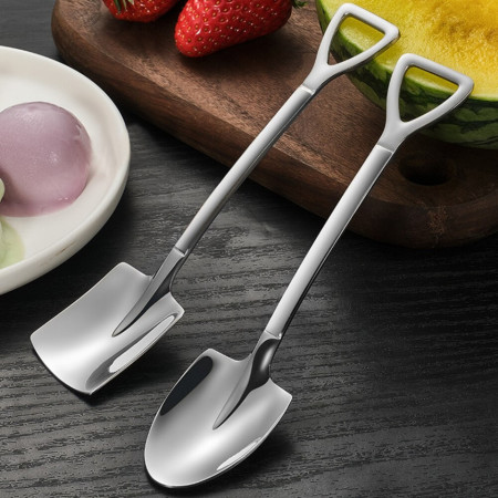 Set 2 lingurite Lopata si Cazma pentru desert