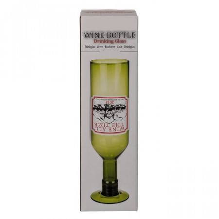 Pahar sticla de vin in cutie