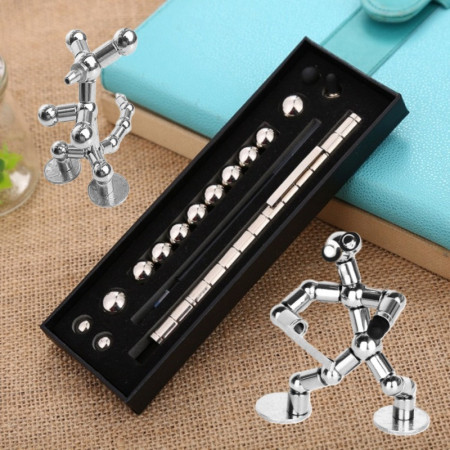 Pix magnetic modular Polar Pen in cutie cu figurine