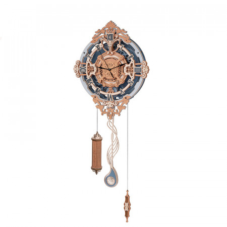 Puzzle 3D lemn Ceas de perete cu pendul 1