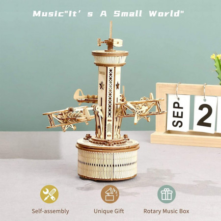 Puzzle 3D lemn Turn de control 1