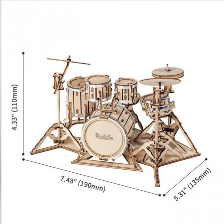 Puzzle 3D lemn Set tobe dimensiuni