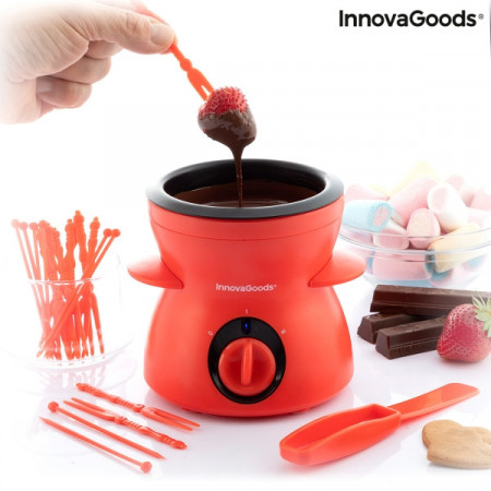 Set fondue pentru ciocolata cu accesorii