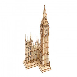 Puzzle 3D lemn Big Ben cu lumini