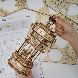 Puzzle 3D lemn Cutie muzicala Lampa victoriana 2