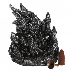 vas aromaterapie cascada de fum dragon argintiu 3