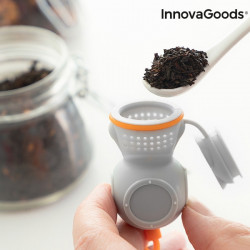 infuzor de ceai scafandru gri cu tub de oxigen 4