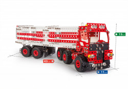 Set constructie Camion Premium 10 in 1 Pro, 1141 piese dimensiuni