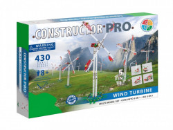 Set constructie Turbina eoliana 5 in 1 Pro, 430 piese in cutie