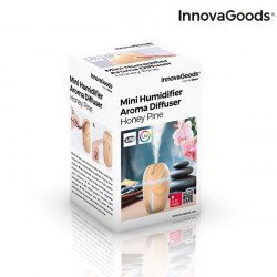 umidificator si difuzor de aromaterapie lemn natural in cutie