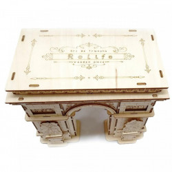 Puzzle 3D din lemn Arcul de Triumf 2