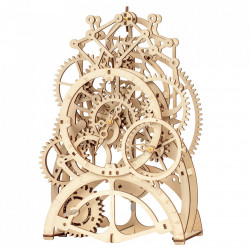 puzzle 3d din lemn ceas cu pendul 5