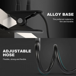 materiale Kit Vlogging cu suport telefon si iluminare LED