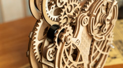puzzle 3d din lemn mecanism ceas bufnita