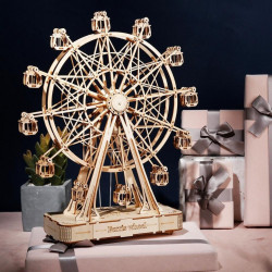 Puzzle 3D din lemn cutie muzicala Ferris Wheel