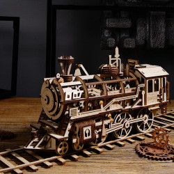puzzle 3d din lemn locomotiva 4
