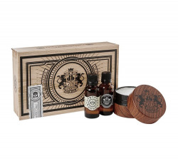 Set cadou pentru barbierit Grooming Kit cu ulei si crema de barbierit