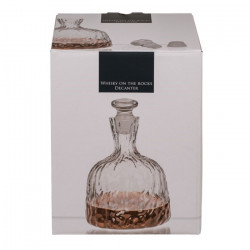 Decantor bauturi Whiskey on the rocks in cutie
