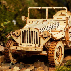 puzzle 3d din lemn masina militara 2