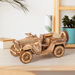 Puzzle 3D din lemn Masina militara