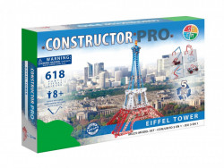 Set constructie Turnul Eiffel 5 in 1 Pro, 618 piese in cutie
