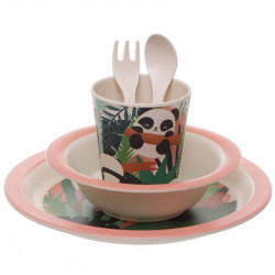 Set de masa pentru copii Bambus Panda 2