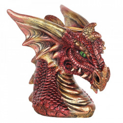 vas aromaterapie cascada de fum dragon rosu
