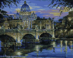 pictura pe numere seara in Roma