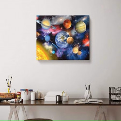 Pictura pe numere Sistemul solar