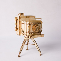 Puzzle 3D din lemn Vintage Camera 1