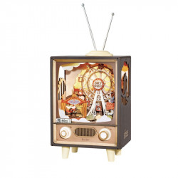 Puzzle 3D lemn Cutie muzicala Carnaval TV
