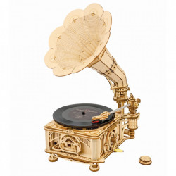 Puzzle 3D lemn Gramofon Clasic electric