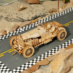 Puzzle 3D lemn Masina grand prix
