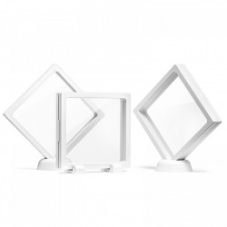 Set 3 rame plutitoare 3D Alb 2