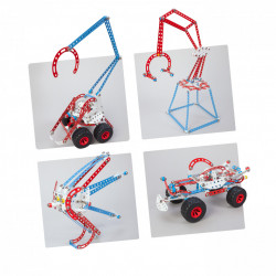 Set constructie Turnul Eiffel 5 in 1 Pro, 618 piese modele variante