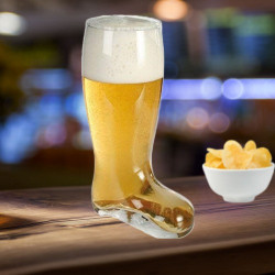 Pahar bere Cizma XXL cu chips